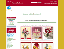 Tablet Screenshot of flowerstoall.com